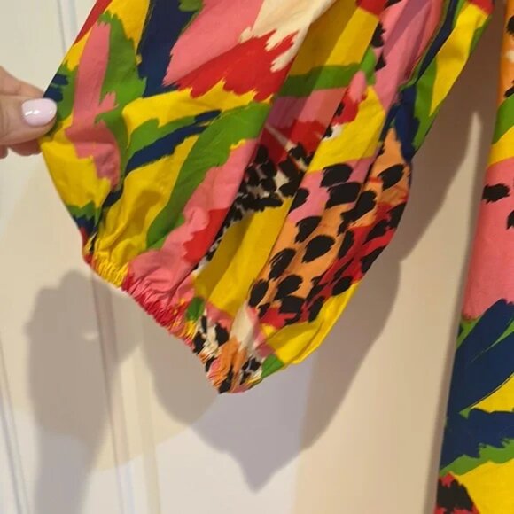 NWT, Farm Rio Vibrant eye-catching dress, size M - Picture 6 of 7